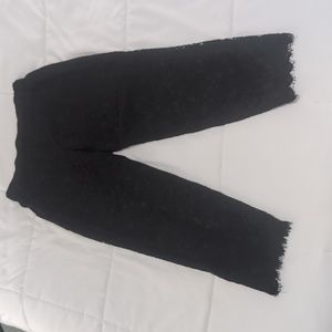 J Crew Black lace pants